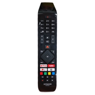 ใหม่ รีโมตคอนโทรล RC43141 สําหรับ Hitachi TV 24HB21T65U 32HB26T61UA 43HB26T72U 43HK25T74U RC-43141 พร้อม Netflix Youtube Fplay RC-43