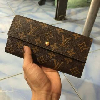 เป๋าตัง Louis Vuitton 2 พับ พรีเมี่ยม ปั๊มทุกจุด พร้อมส่ง