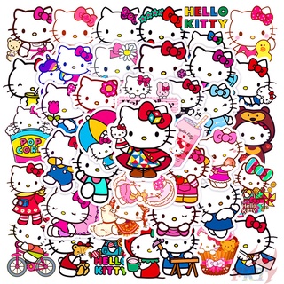 ❉ สติกเกอร์ Hello Kitty Series 08 ❉ สติกเกอร์แฟชั่น Doodle DIY 50 ชิ้น/เซต