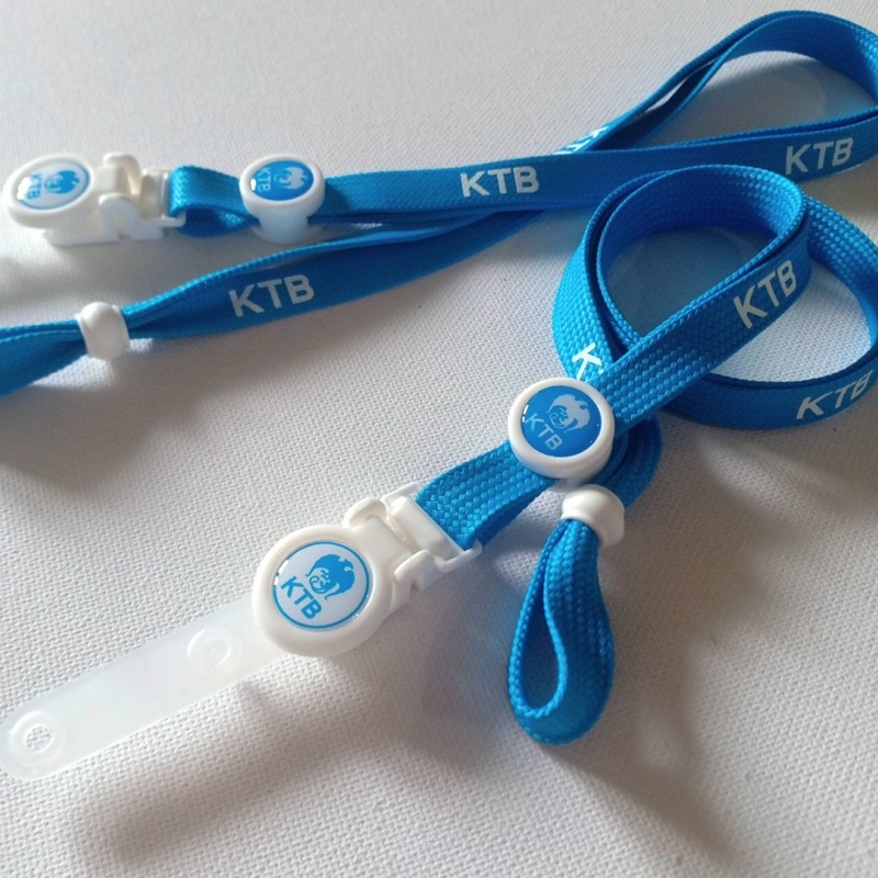 สายคล้อง KTB สีฟ้า สายคล้องพนักงานกรุงไทย