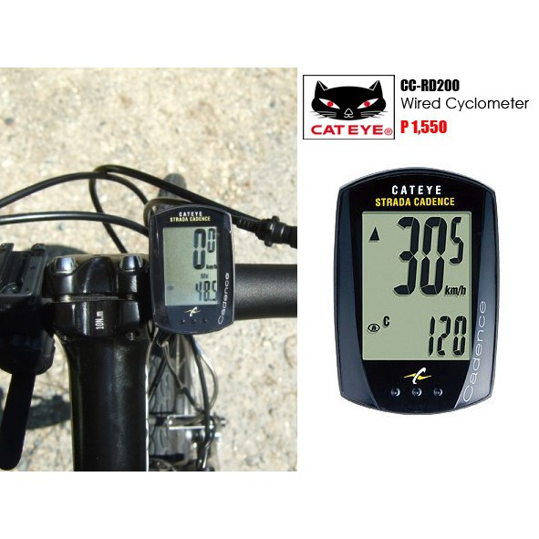 cateye strada cadence cycle computer