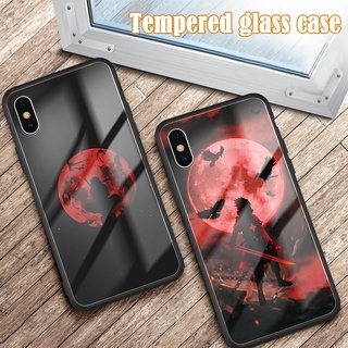 Anime Naruto Itachi Case for VIVO V20 V17 V15 Pro VIVO V11i V11 Pro V7 Plus VIVO V3 Max S9 S1 Pro X50 Pro Mirror glass Protection Phone Case