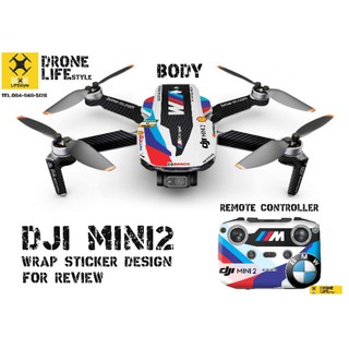 แหล่งขายและราคาสติ๊กเกอร์โดรนกันรอย DJI mini 2 , mini 1 และ mini SE : 3M เกรด AAA (Full body,Remote,battery)อาจถูกใจคุณ