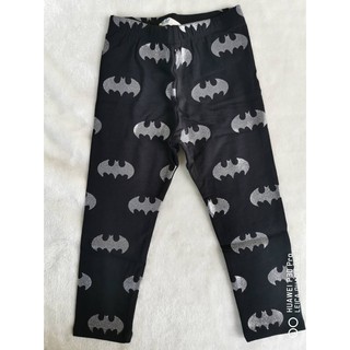 เลกกิ้ง สกรีน Batman สีดำ งานป้าย Size : 2-4y