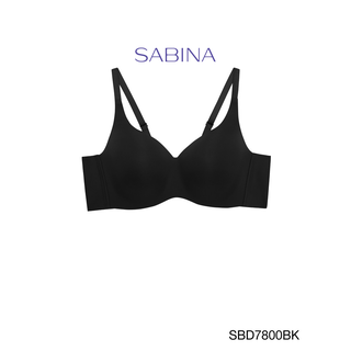 Sabina ซาบีน่า ฟองดี รุ่น PERFECT BRA  (ไร้โครง) รหัส SBD7800BK สีดำ