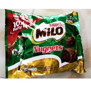 MILO Nuggets 15g. ไมโล ช็อกโกแลตนักเก็ต ขนาด 15 กรัม 10ซอง