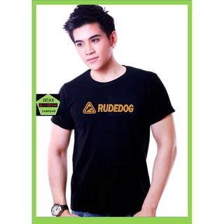 rudedog เสื้อคอกลม  ชาย หญิง  รุ่น วินเนอร์ สีดำ