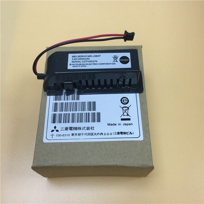 Battery Mitsubishi Melservo MR-J3BAT 3.6V PLC Black Plug ของใหม่ มือหนึ่ง ทักแชทได้ค่ะ
