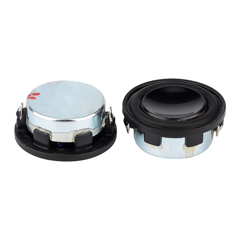 Aiyima ลําโพงบลูทูธทรงกลมนีโอไดเมีย 28 มม. 1 นิ้ว 4 Ohm/8Ohm 3W Pu 2 ชิ้น