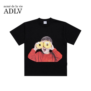 [S-5XL]เสื้อยืดแขนสั้น พิมพ์ลายโดนัท เค้ก แฟชั่นใหม่ สําหรับผู้ชาย และผู้หญิง [เซอร์ไพรส์ครีเอเตอร์]