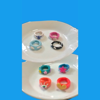 แหวนดินปั้น โพลิเมอร์clay rings น่ารัก