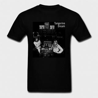 เสื้อยืดผ้าฝ้ายพิมพ์ลายแฟชั่น ใหม่ เสื้อยืด พิมพ์ลาย Tangerine Dream Modular Synth Limited Edition สีดํา Ickdnh12Epbghe6