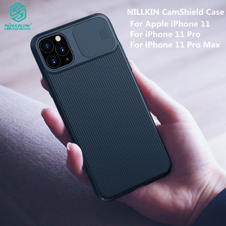 Nillkin Camshield เคส สำหรับ iPhone 11 / 11 Pro / 11 Pro Max หรูหรา PC ยาก เคสโทรศัพท์ พร้อมระบบกันสไลด์กล้องฝาหลังกันกระแทก