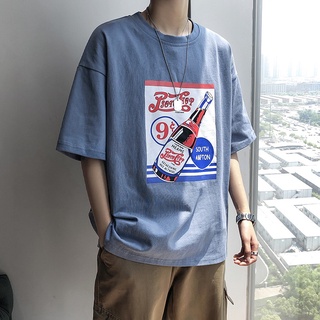 เสื้อยืดคอกลมแขนสั้น oversize ผู้ชาย รุ่น 0061