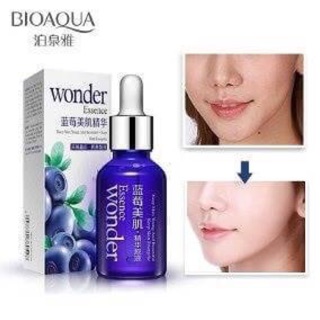 🔥ของแท้💯/พร้อมส่ง BIOAQUA BLUEBERRY WONDER ESSENCE 15 ml.