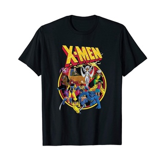 เสื้อยืด พิมพ์ลายแอนิเมชั่น X-Men 90S สไตล์เรโทร สําหรับผู้ชาย