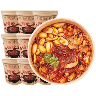 1 แพคพร้อมส่ง มาม่าถ้วยรสเผ็ด 6 ถ้วย วุ้นเส้น นิ่มอร่อย Sour Spicy Instant Tanghoon Noodles | GUARANTEED TASTY (FL 3-04)