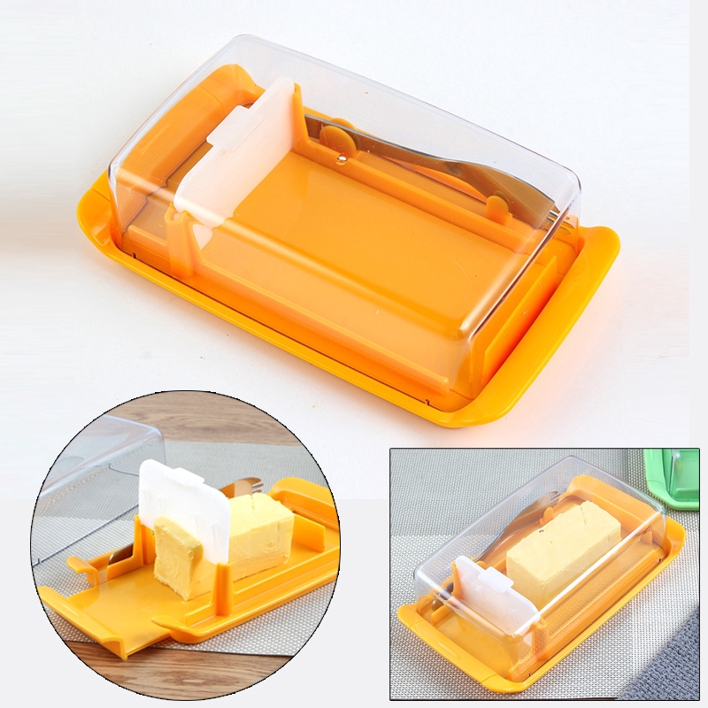 พร้อมส่ง Wanna กล่องซีลเก็บชีส เนย พร้อมฝาปิด แบบพกพา สําหรับห้องครัว