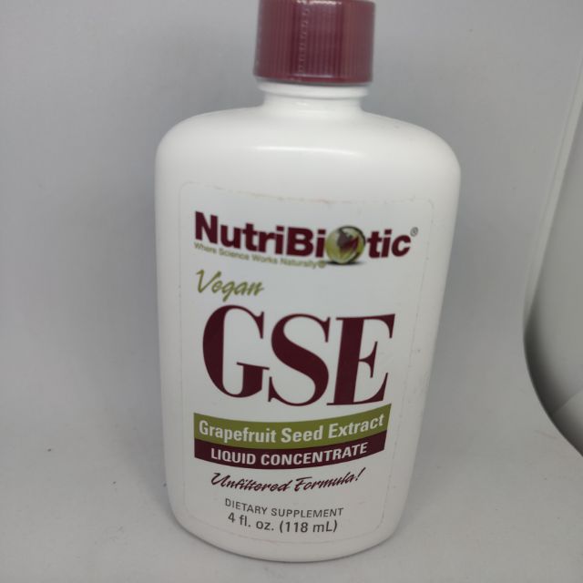 พร้อมส่ง NutriBiotic, GSE, Grapefruit Seed Extract, Liquid Concentrate