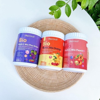 🔥โปรค่าส่ง25บาท🔥 Deproud Bio Multi C Mix ดีพราว วิตามินซีสด วิตซีถัง วิตามินซี 3 รส 250,000 mg