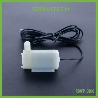 [Gravitechthai]Mini Water Pump Motor Horizontal USB - WHITE