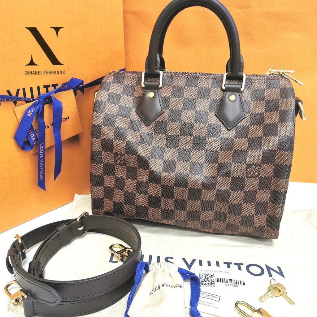 👜New 👜Louis Vuitton - LV Speedy Ban 25” Damier Dc 20,19 💖