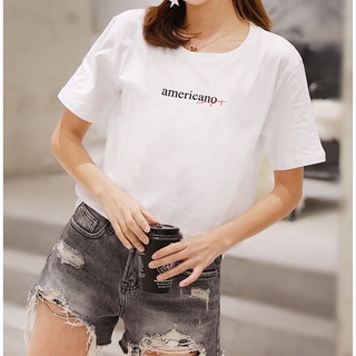 เสื้อยืด เสื้อแขนสั้น พิมพ์ลาย ผ้า cotton100% #32 by HOT BASIC