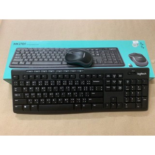 Logitech MK270r Wireless Combo (คีย์บอร์ดและเมาส์ไร้สาย)