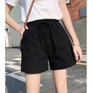 Summer New Loose Linen Cotton Linen Large Size Loose Student Sports Casual Shorts 1006