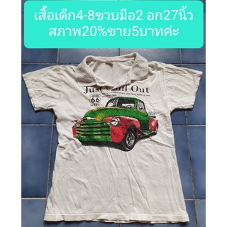 เสื้อเด็กมือ2สภาพ20% ส่งต่อ5บาทจ้า