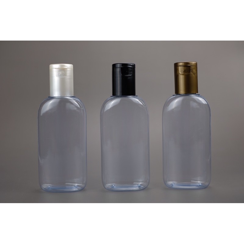 ขวดพลาสติกใส ใส่แชมพู สำหรับแบ่งพกพา ฝาฟลิป ขนาด 150ml