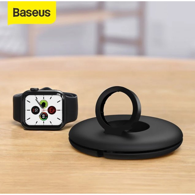 ❧พกง่าย❗️ Baseus ที่เก็บสายชาร์จ แท่นชาร์จ แท่นวางชาร์จ apple watch applewatch charging stand charger holder Winder Dock