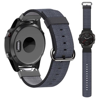 สายนาฬิกาข้อมือไนล่อนถัก แบบปลดเร็ว ขนาด 26 มม. 22 มม. สําหรับ Garmin Approach S62 S60 S70 Enduro 2