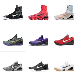 Nike Kobe 9 Elite Low Kobe 9 รองเท้าผ้าใบลําลอง เหมาะกับการเล่นกีฬา บาสเก็ตบอล สําหรับผู้ชาย