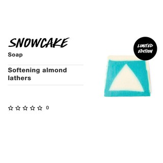 (ของใหม่) Lush Snowcake Soap 110g.