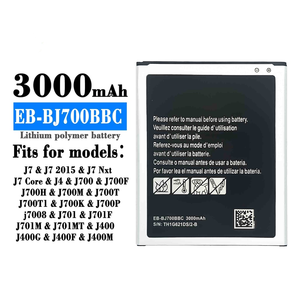 แบตเตอรี่ Samsung galaxy J7 2016 J2 prime  J7 Core J4  G360 Core prime J5  Grand Prime J7 2015 J700 