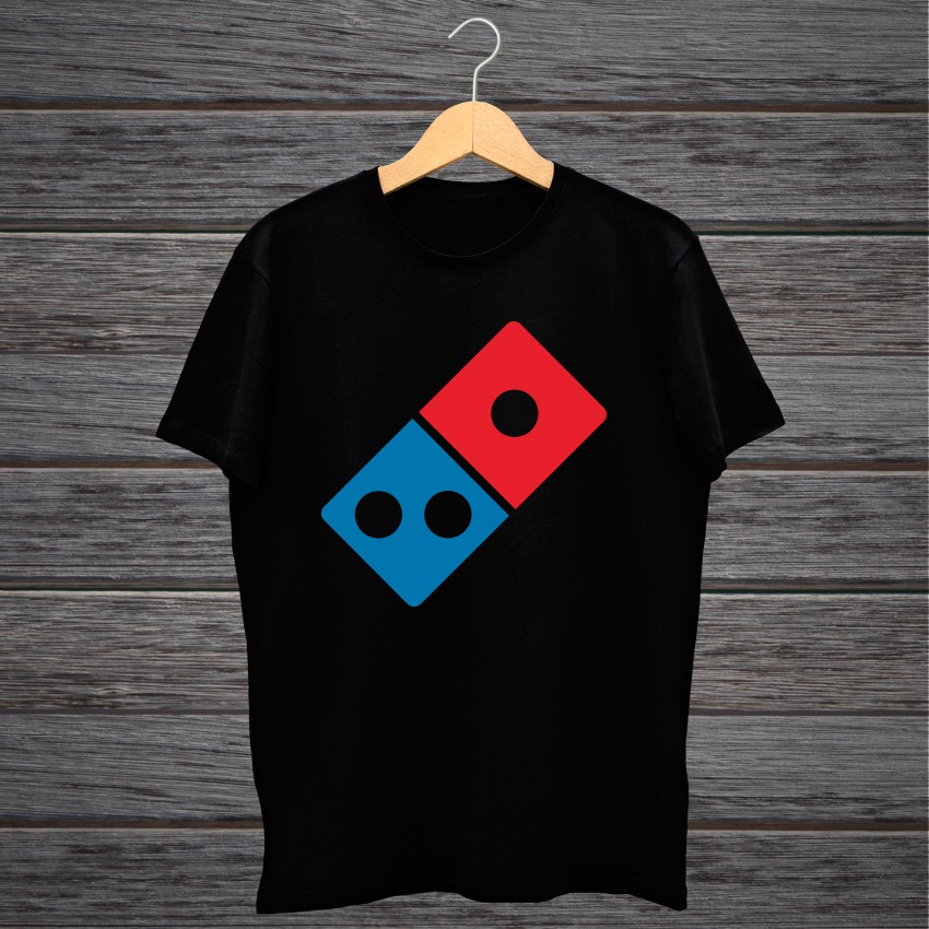 Domino PIZZA GRAPHIC FASHION DOPE COOL เสื้อยืดสีดํา 01