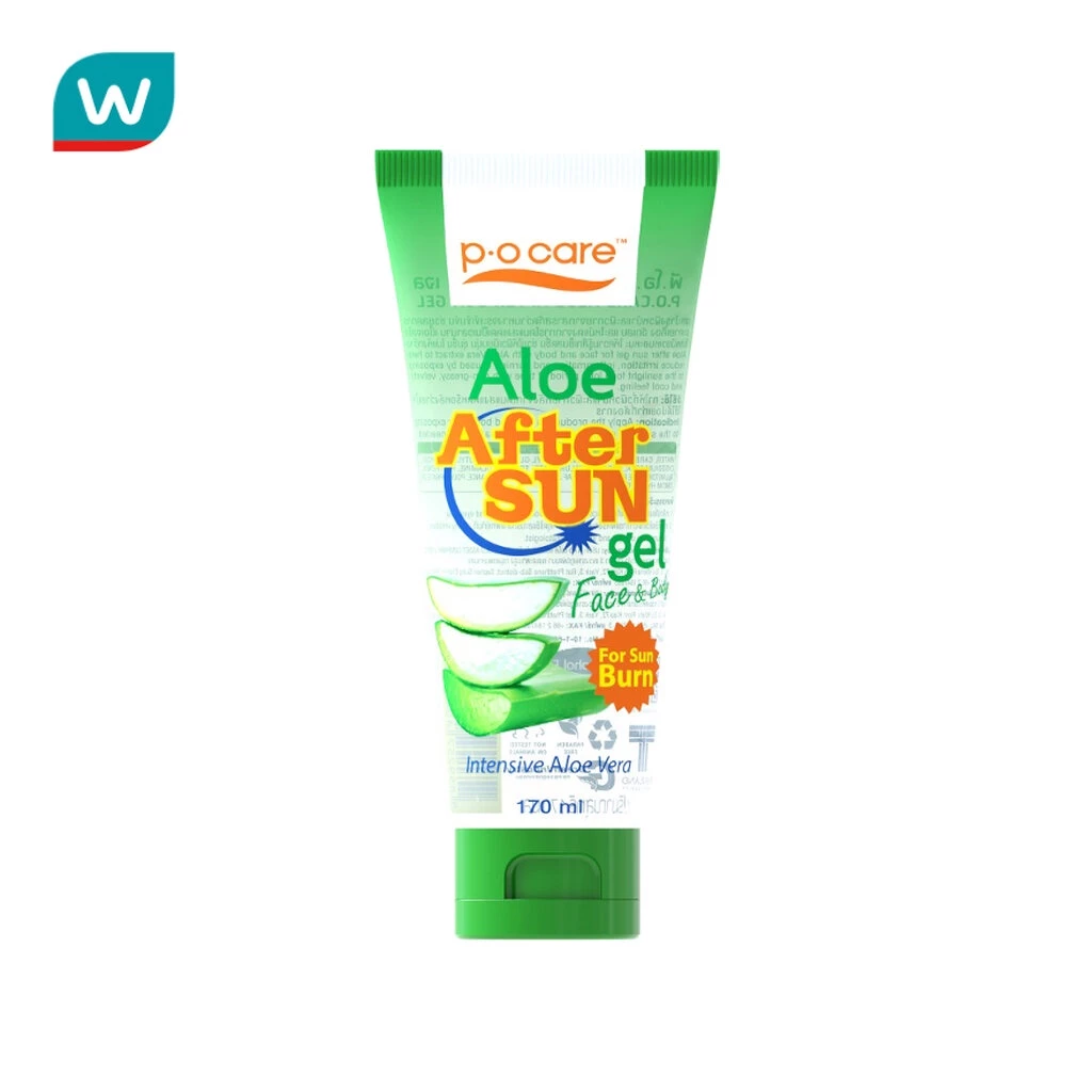 PO Care พีโอ แคร์ อโล อาฟเทอร์ ซัน เจล เฟส บอดี้ 170 มล.