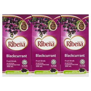 [PREORDER] เครื่องดื่ม Ribena Blackcurrant ผลไม้ 6 x 200ml