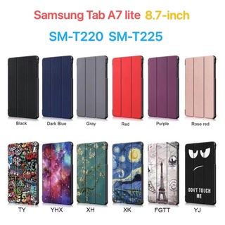 เคส Samsung Galaxy Tab A7 lite 8.7 นิ้ว SM T220 T225  | เคสแท็บเล็ต แบบแม่เหล็ก ตั้งได้ สําหรับตั้งหลับ