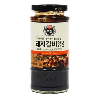 ซอสคัลบี้หมักซี่โครงหมู CJ Beksul Galbi Sauce for Pork 백설 돼지갈비양념 290g