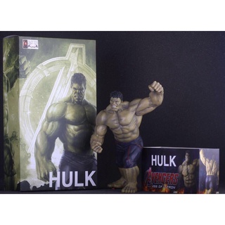 [ส่งฟรี] โมเดล ยักษ์เขียว Hulk  วัสดุ PVC สูง 28 ซม.