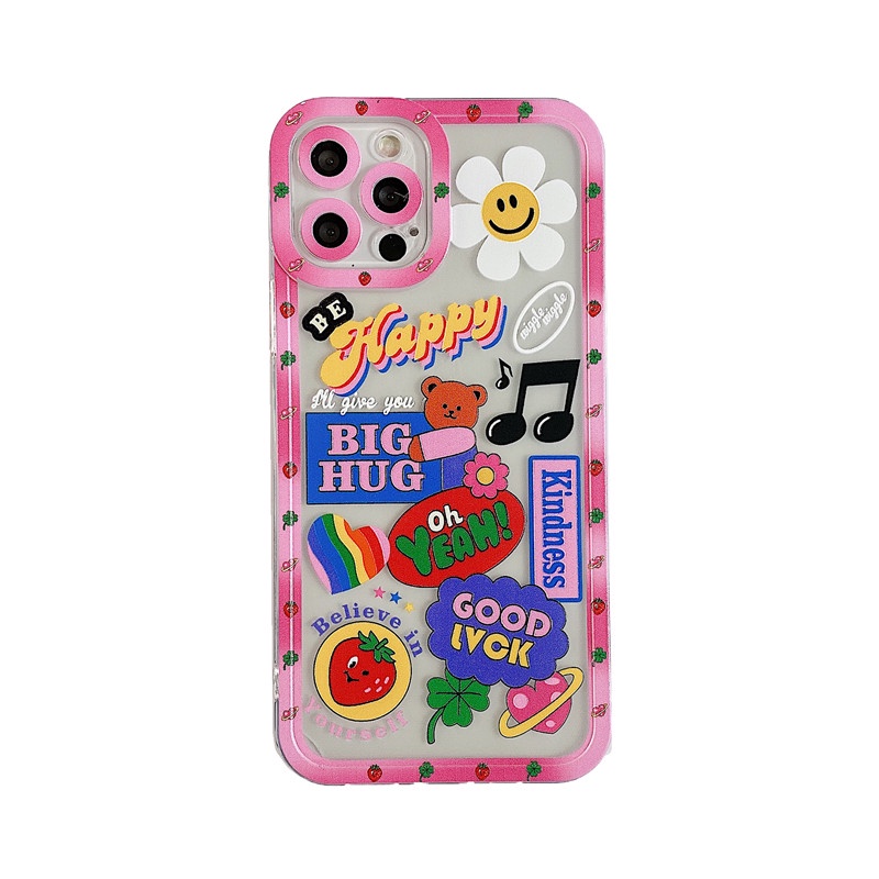 iPhone 12 PRO MAX 11 pro max X XR XS MAX 7/8P ลายดอกทานตะวัน วัสดุ TPU เคสโทรศัพท์ #8