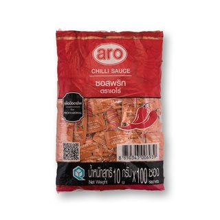 เอโร่ ซอสพริก 10 กรัม x 100 ซอง / aro Chilli Sauce 10 g x 100 sachets