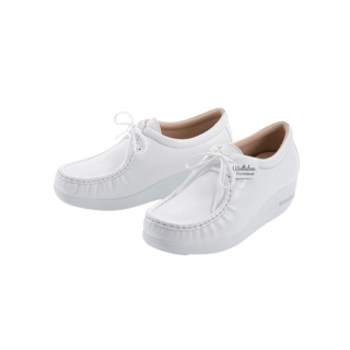 Dortmuend ProSeries Wallabee JS908 White 002-000 รองเท้าสุขภาพ รองเท้าหมอ รองเท้าพยาบาล รองเท้าครู รองเท้าเชฟ