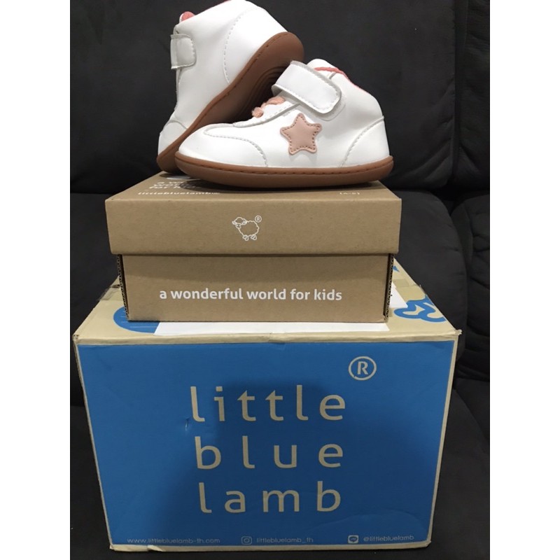 รองเท้าหัดเดิน รองเท้าสุขภาพเด็ก Little blue lamb มือสอง 14.2 cm. size5