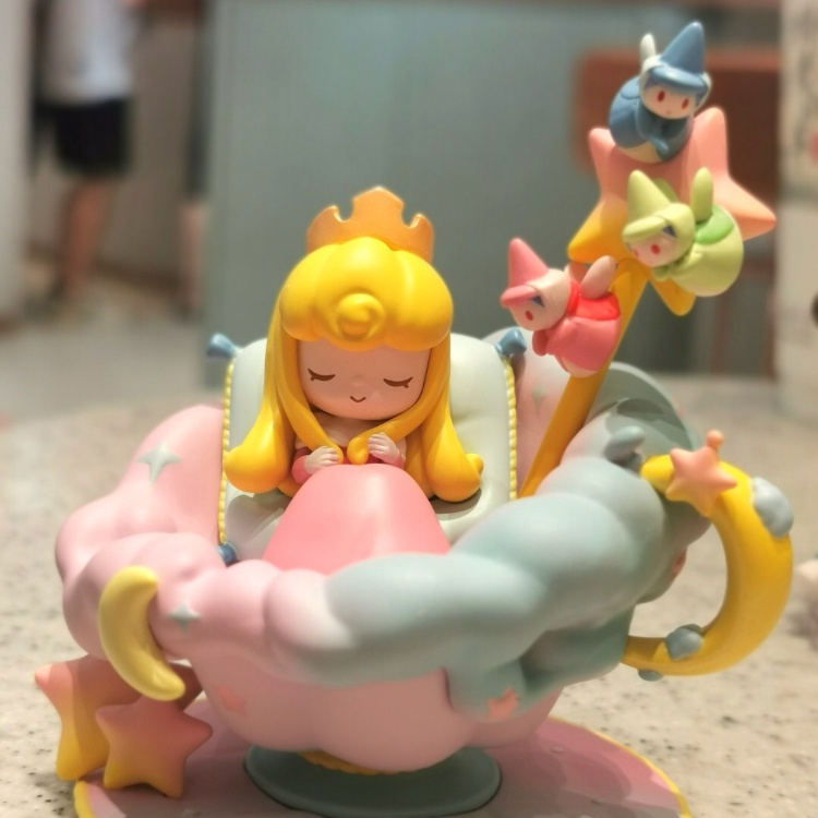 【ของแท้】โมเดลตุ๊กตาฟิกเกอร์ Disney Princess Teacup Sweetheart 52TOYS