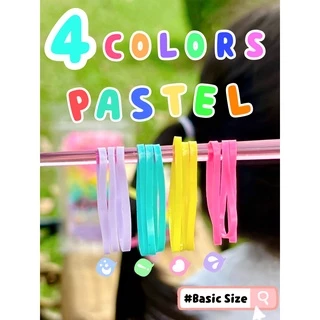 Uniband หนังยางรัดผม ไม่กินผม ไม่ดีดขาดง่าย TPU Basic Size : Pastel