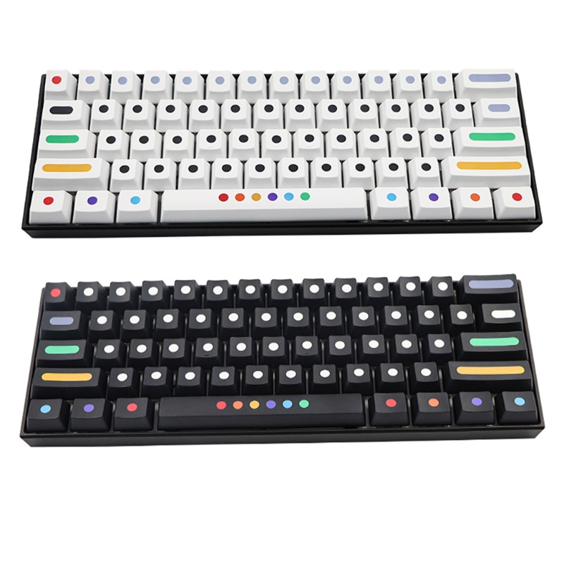 R* 71 ปุ่มกด Oem Profile Dots Keycaps Pbt ชุดปุ่มกดย้อมสีสําหรับ ...