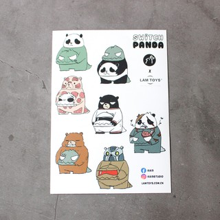Sticker ไก่3 Switch panda blind Ver.01